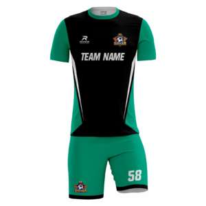 Blackcrest custom soccer kit by Rexmon Industries