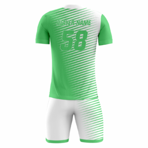 Mintara. Mintara custom soccer kit in mint green and white by Rexmon Industries