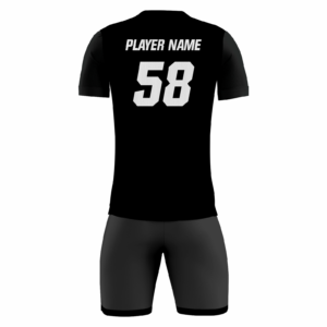 Obsidrax. Obsidrax fully sublimated custom soccer uniform in black and yellow