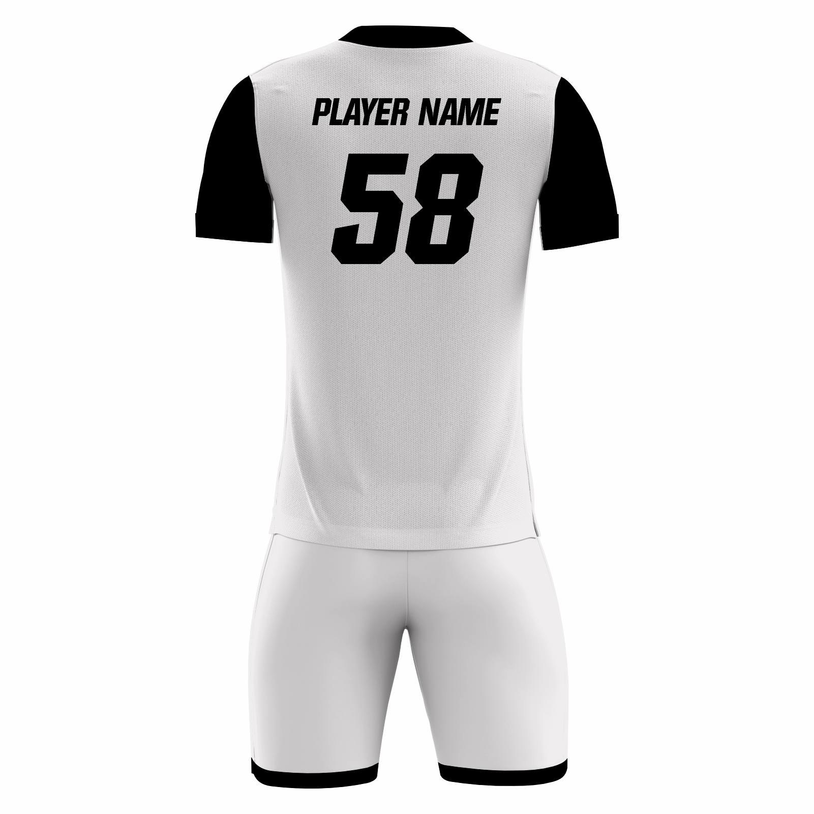 Trivexa fully sublimated custom soccer uniform in mint, teal and black