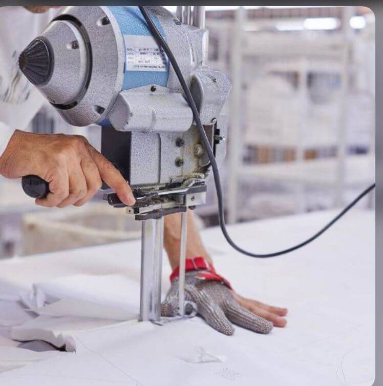 Cutting and stitching the printed panels