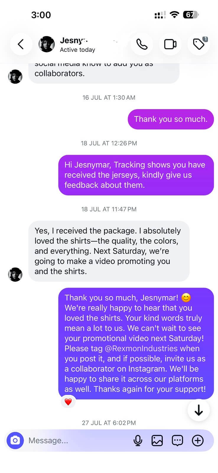 Rexmon Industries client review