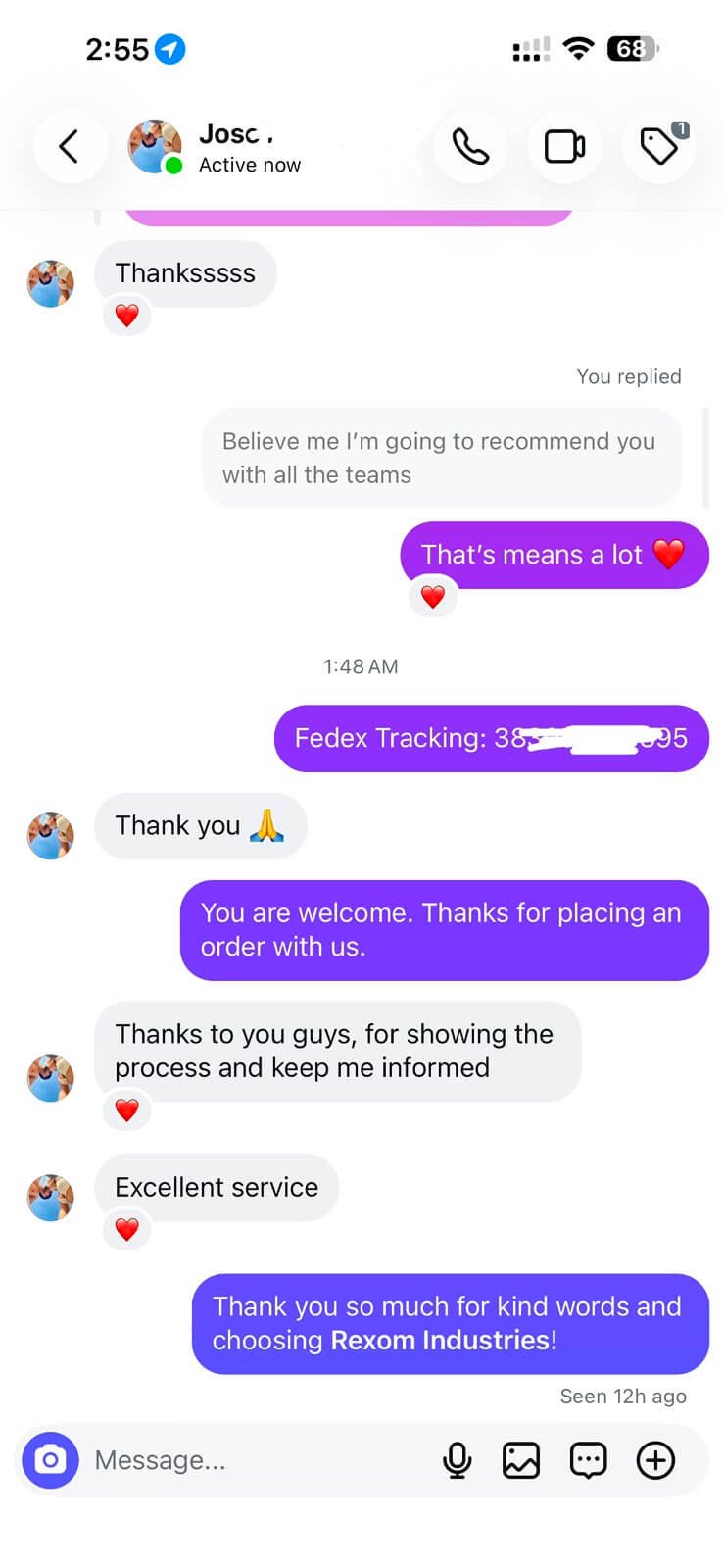 Rexmon Industries client review